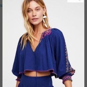 Free People Cherry Bomb Crop Top